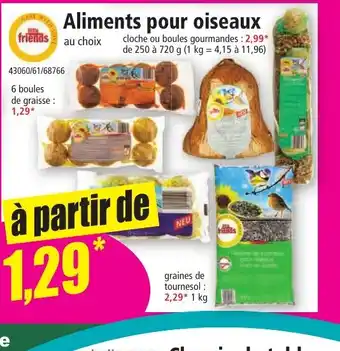 Norma Aliments pour oiseaux offre