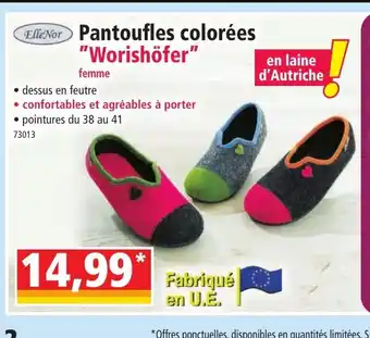 Norma Pantoufles colorées offre