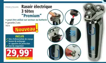 Norma Rasoir électrique 3 têtes offre