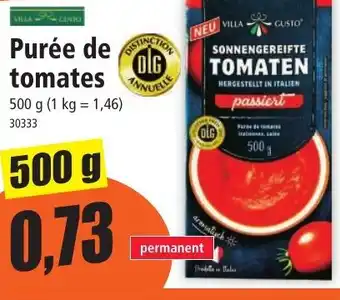 Norma Purée de tomates offre