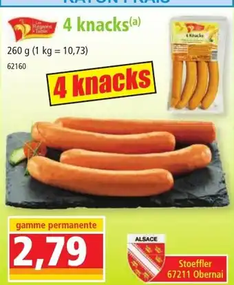 Norma 4 knacks offre