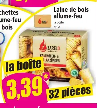 Norma Laine de bois allume-feu offre