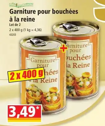 Garniture pour bouchées à la reine