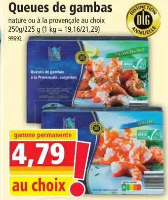 Queues de gambas