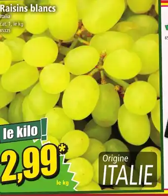 Norma Raisins blancs offre