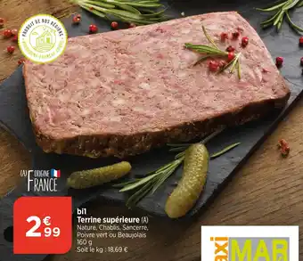 Maximarché bil Terrine supérieure offre