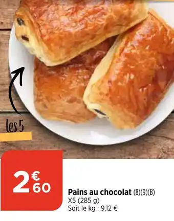 Maximarché Pains au chocolat offre