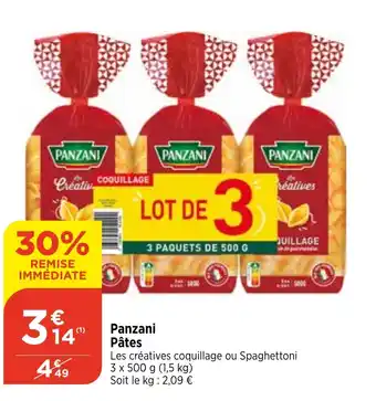 Maximarché Panzani Pâtes offre