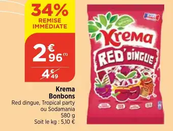 Maximarché Krema Bonbons offre