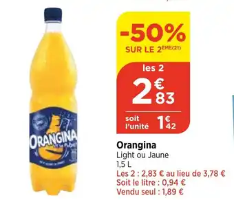 Maximarché Orangina offre