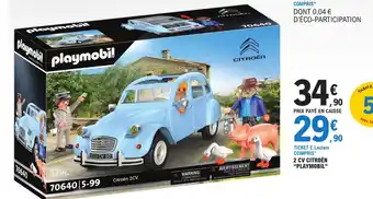 E.Leclerc 2 CV CITROËN "PLAYMOBIL" offre