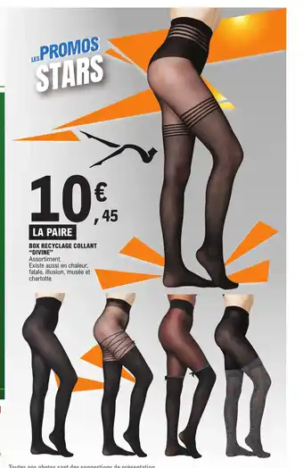 E.Leclerc BOX RECYCLAGE COLLANT "DIVINE" offre