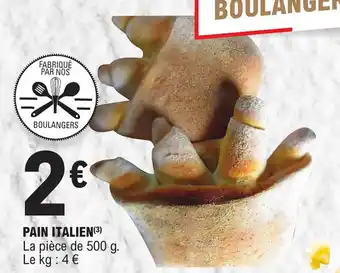 E.Leclerc PAIN ITALIEN offre