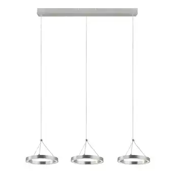 Castorama Suspension 3 ampoules led intégrée taphao brossé offre
