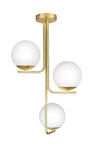 Castorama Suspension baldaz 2 ampoules e14 ip20 doré offre