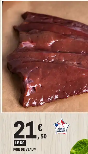 E.Leclerc FOIE DE VEAU offre