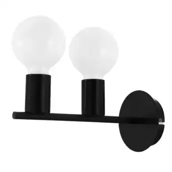 Castorama Applique murale darrah 2 lampes e27 ip20 noir offre
