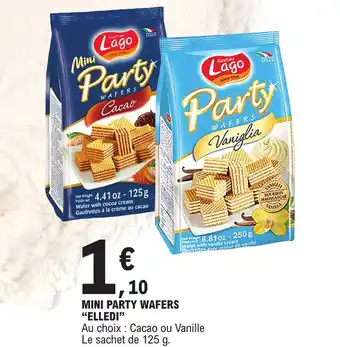 E.Leclerc MINI PARTY "ELLEDI" offre