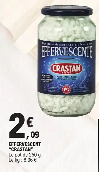 E.Leclerc EFFERVESCENT "CRASTAN" offre