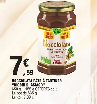 E.Leclerc NOCCIOLATA PÂTE À TARTINER offre