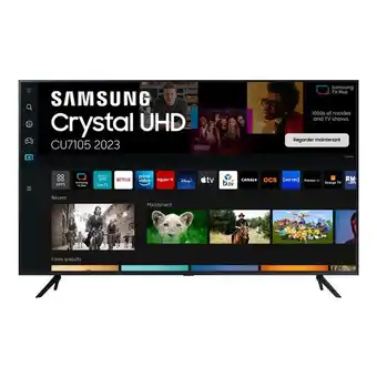 Carrefour Samsung téléviseur led 4k* - 216 cm offre