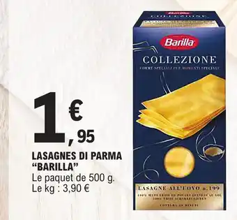 E.Leclerc LASAGNES DI PARMA "BARILLA" offre