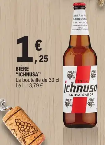 BIÈRE "ICHNUSA"