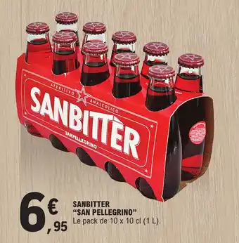 E.Leclerc SANBITTER "SAN PELLEGRINO" offre