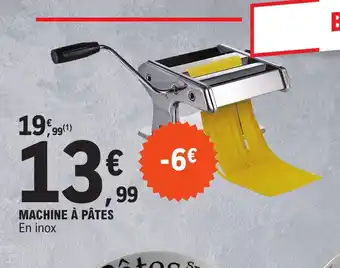 E.Leclerc MACHINE À PÂTES offre