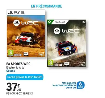 E.Leclerc EA SPORTS WRC offre