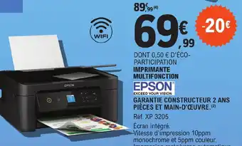 E.Leclerc IMPRIMANTE MULTIFONCTION offre