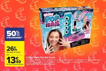 Carrefour Coffret Shaky Pop Nail Studio offre