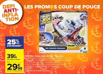 Carrefour Star Wars Young Jedi véhicule + figurines offre