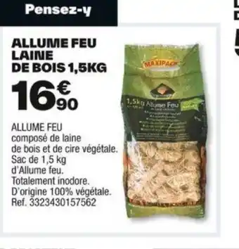 Brico Dépôt ALLUME FEU offre