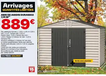 ABRI DE JARDIN DURAMAX