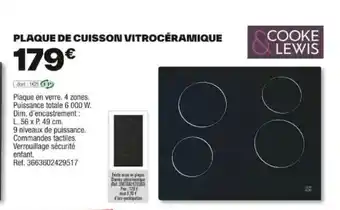 PLAQUE DE CUISSON VITROCERAMIQUE