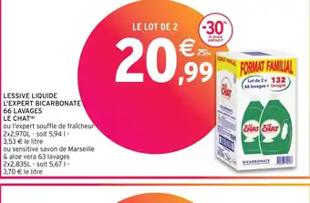 Intermarché LESSIVE LIQUIDE L'EXPERT BICARBONATE offre