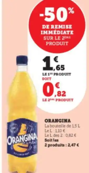 Hyper U ORANGINA offre