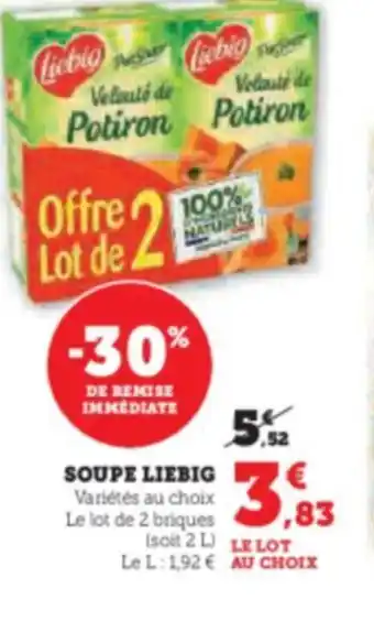 Hyper U SOUPE LIEBIG offre