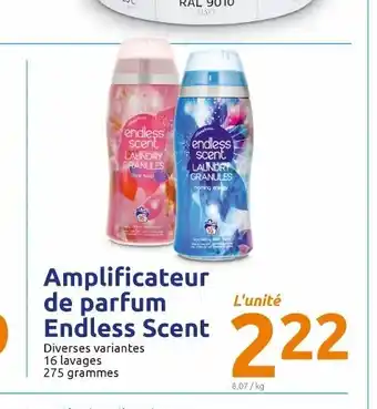 Action Amplificateur De Parfum Endless Scent offre