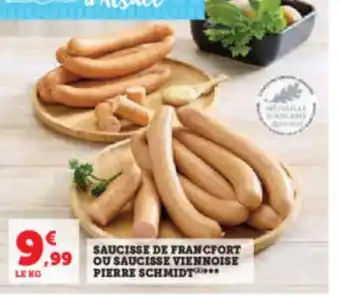 Hyper U SAUCISSE DE FRANCFORT offre