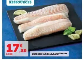 Hyper U DOS DE CABILLAUD offre