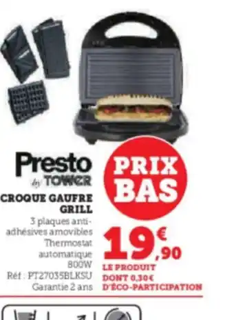 Hyper U CROQUE GAUFRE offre