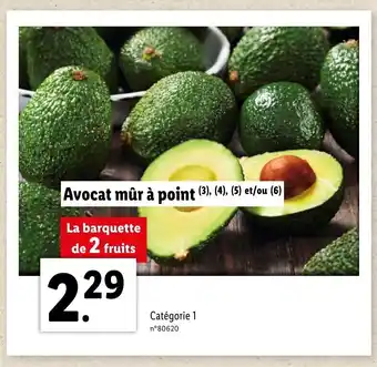 Lidl Avocat Mur A Point offre