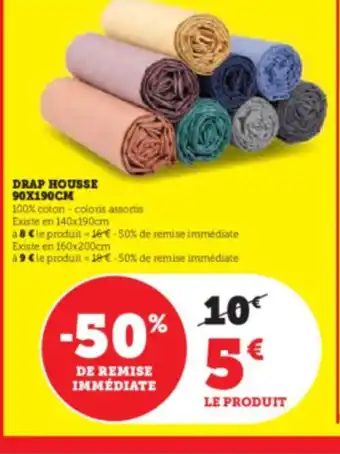 Hyper U DRAP HOUSSE offre