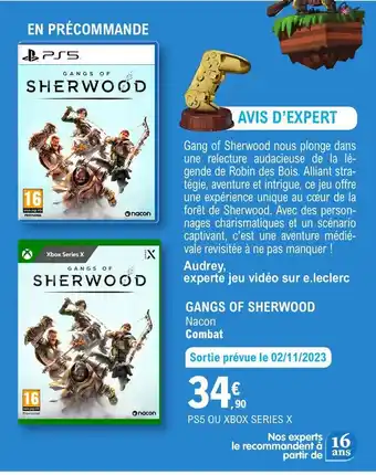 E.Leclerc PS5 OU XBOX SERIES X offre