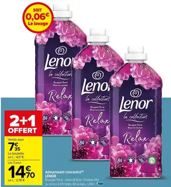 Carrefour Adoucissant concentré(d) LENOR offre