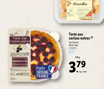 Tarte Auc Ceries Noires