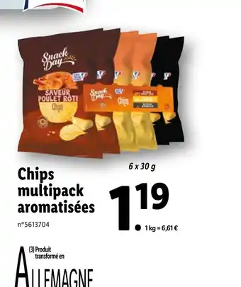 Chips Multipacks Aromatisées