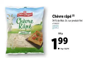 Lidl Chévre Rapé offre